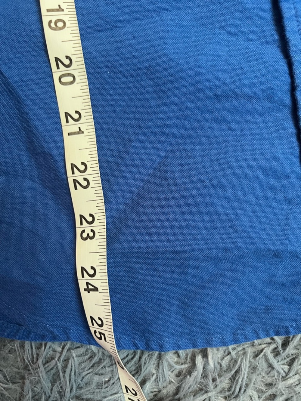 Everlane Royal Blue Cotton Button Down Shirt Size S - Picture 4 of 5